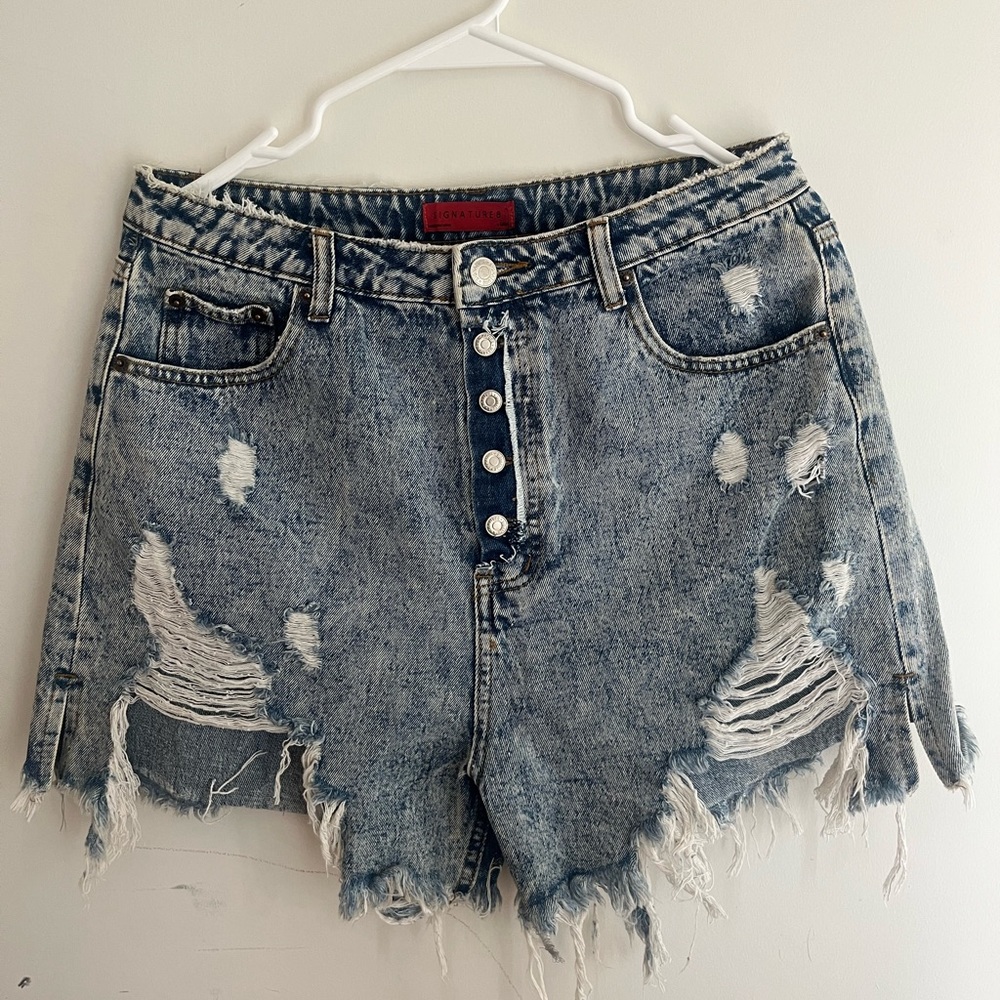 High waisted denim shirts from signature8.